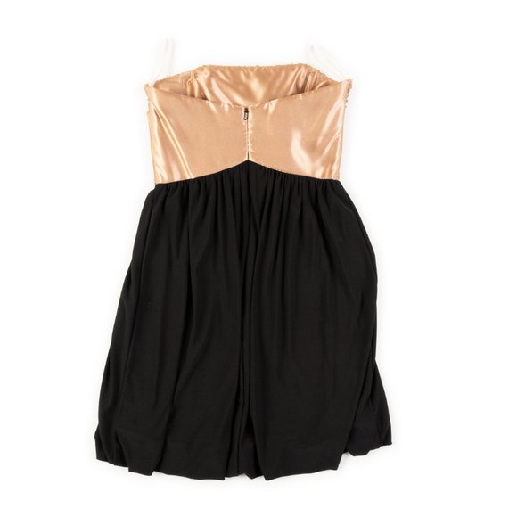 Vintage JESSICA MCCLINTOCK for Gunne Sax gold sequin party dress size 3 - Picture 4 of 10